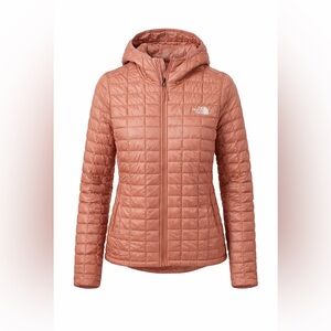 The North Face Women Thermoball Hooded Jacket Size Small Pink Spring Lightweight